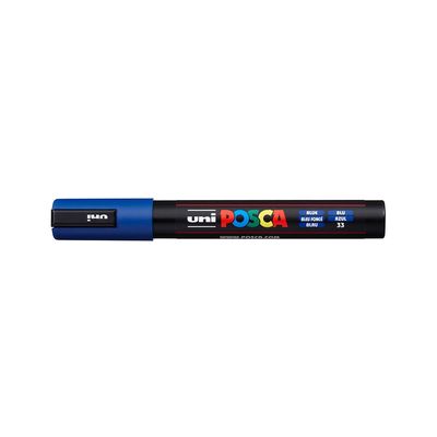 Caneta Permanente Posca Uniball 5M Azul