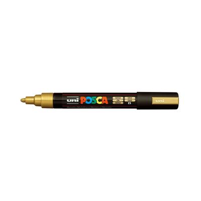 Caneta Permanente Posca Uniball 5M Ouro