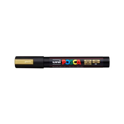 Caneta Permanente Posca Uniball 5M Ouro