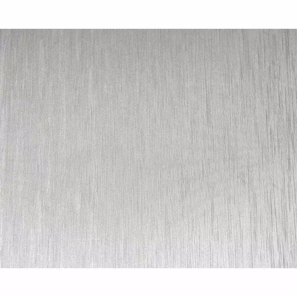 Plástico Adesivo Contact Liso Metalizado Prata 45cmx2m