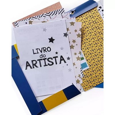 Kit do Artista Romitec Livro de Atividades+ 24 Folhas para Dobradura