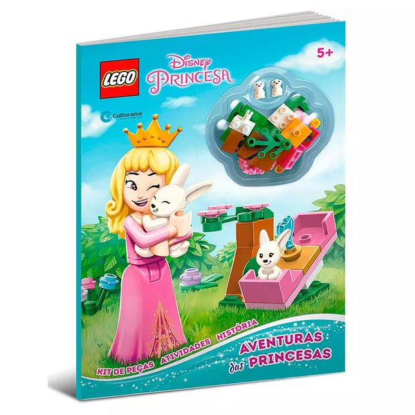 Livro Infantil Culturama Disney Aventura das Princesas com Brinquedo Miniatura