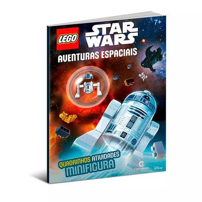 Livro Infantil Culturama Star Wars Aventuras Espaciais com Brinquedo Miniatura