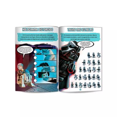 Livro Infantil Culturama Star Wars Aventuras Espaciais com Brinquedo Miniatura