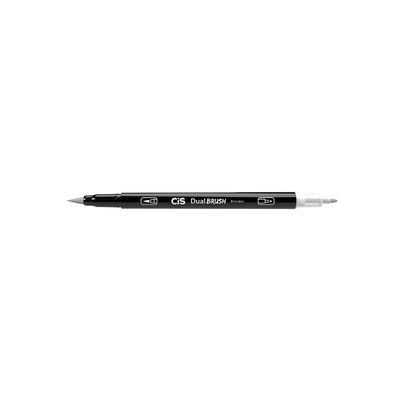 Marcador Artístico Cis Grafite Duo Brush Blender Pontas Pincel e Chanfrada Incolor