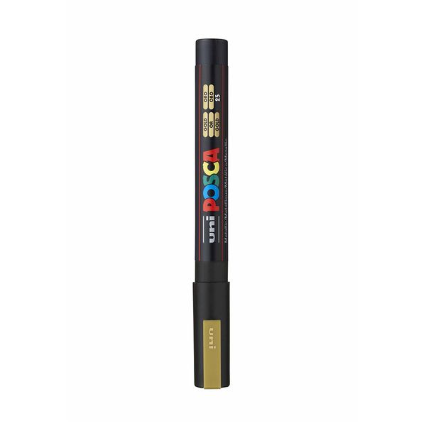 Marcador Multiuso Uniball Artes Posca Ponta Média Ouro 1.3mm