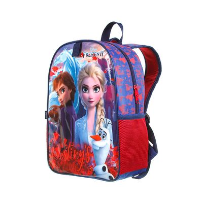 Mochila Infantil Dermiwil Costal Easy Disney Frozen 2 com 02 Bolsos Laterais Telado