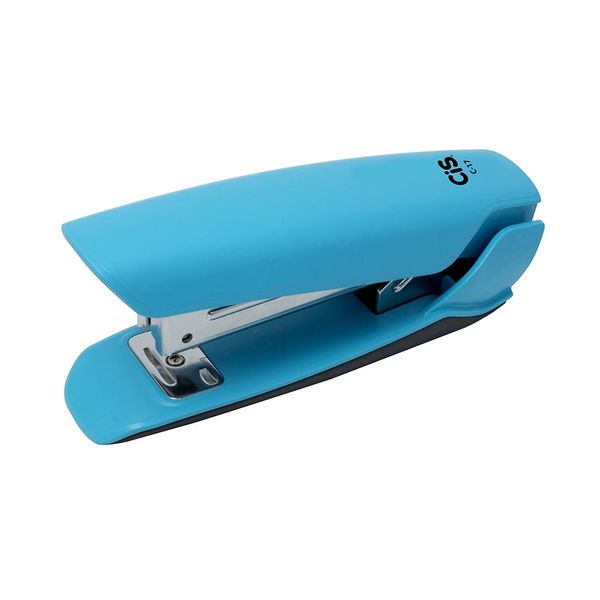 Grampeador de Mesa Cis Plástico Nº26/06 Azul para até 20 Folhas