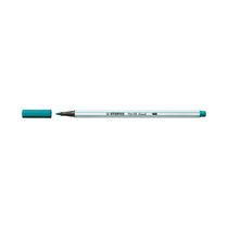 Caneta Hidrográfica Stabilo Pen 68 Brush Aquarelável Azul Turqueza