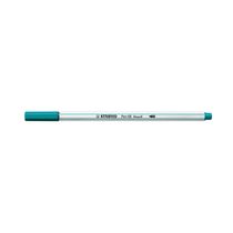 Caneta Hidrográfica Stabilo Pen 68 Brush Aquarelável Azul Turqueza