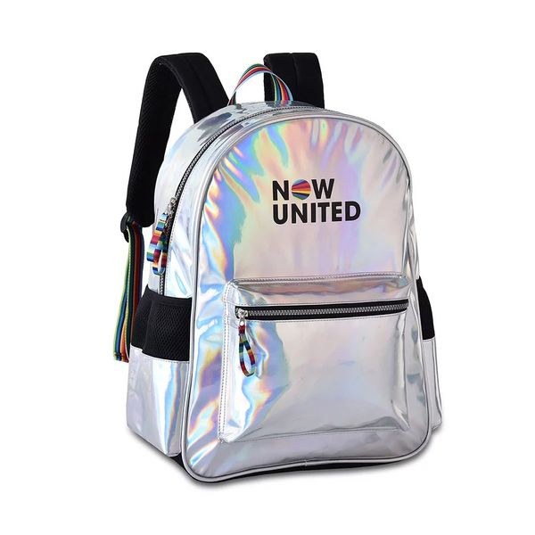 Mochila Teen Up Now United Holográfica 17" Modelo NU3252