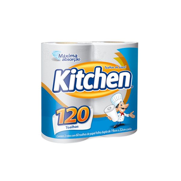 Papel Toalha Kitchen com 2 Unidades Papel Toalha Kitchen com 2 Unidades