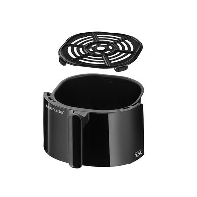 Fritadeira Elétrica Air Fryer Multilaser CE205 3,5L Preta - 220V