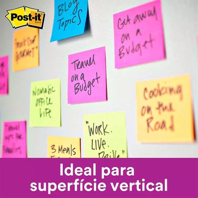 Bloco Adesivo Post It 3M Cubo Tropical 76x76mm 450 Folhas