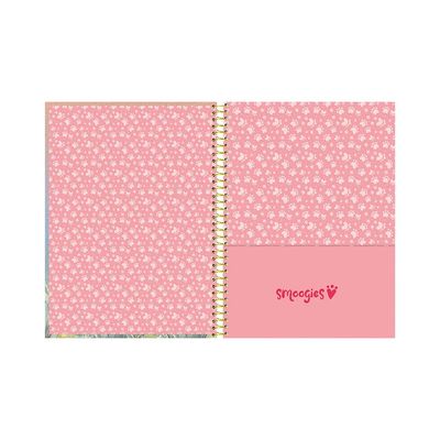 Caderno Universitário Foroni Smoogies Pets 1 Matéria 80 Folhas Capas Diversas - Item Sortido