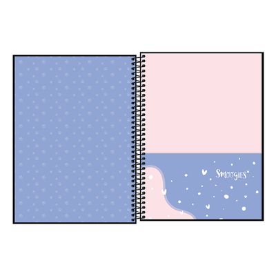 Caderno Universitário Foroni Smoogies Pets 1 Matéria 80 Folhas Capas Diversas - Item Sortido