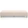 Kit 02 Puffs Decorativo Sala de Estar Bali W01 Pés Palito 170x60cm Suede Bege  - Lyam Decor