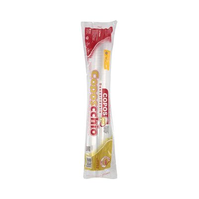 Copo Descartável Coposcchio 200ml com 100 Unidades Transparente