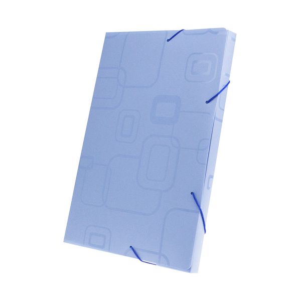 Pasta Aba Elástico Dello Fine Lombo 2cm Azul 33,5x23,5cm