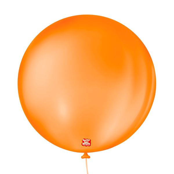 Balão São Roque Imperial Redondo N° 5 Laranja