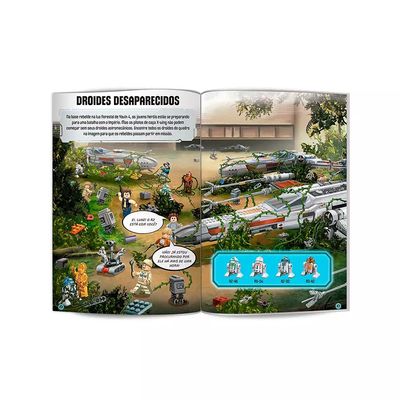 Livro Infantil Culturama Star Wars Rebeldes para Sempre com Brinquedo Miniatura