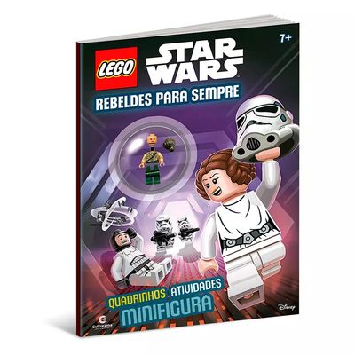 Livro Infantil Culturama Star Wars Rebeldes para Sempre com Brinquedo Miniatura