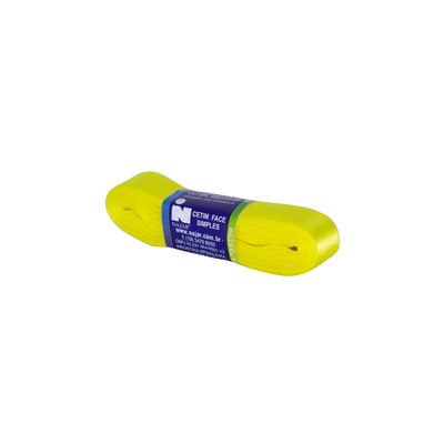 Fita de Cetim Nº05 22mm Peça com 10m Amarelo Canário