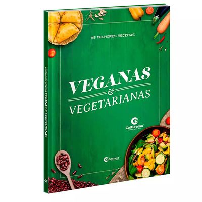 Livro Culturama As Melhores Receitas Veganas e Vegetarianas