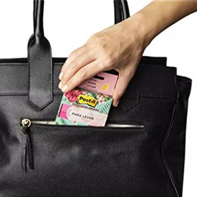 Bloco Post It 3M Para Levar 76x76mm 90 Folhas Rosa