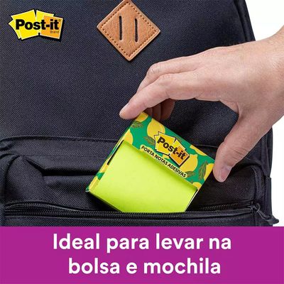 Bloco Post It 3M Para Levar 76x76mm 90 Folhas Rosa