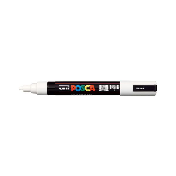 Caneta Permanente Posca Uniball 5M Branca