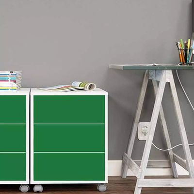 Plástico Adesivo Contact Liso Color Verde Escuro 45cmx2m