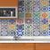 Plástico Adesivo Contact Decorado Azulejos 45cmx2m