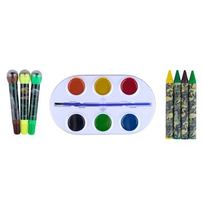 Livro Infantil Dcl Super Color para Ler e Colorir Pack Dinossauros