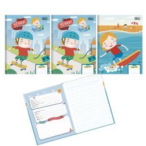 Caderno Caligrafia Tilibra Brochura Capa Dura Sapeca Masculino 40 Folhas Capas Diversas