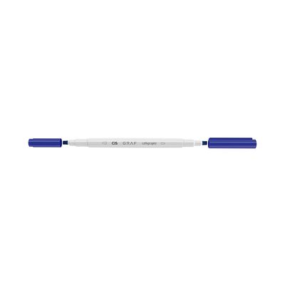 Marcador Artístico Cis Calligraphy Ponta Dupla Chanfrada 3.5mm -2mm com 6 Cores Vibrantes