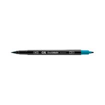 Marcador Artístico Cis Dual Brush Fine Aquarelável Azul Oceano 0.8mm