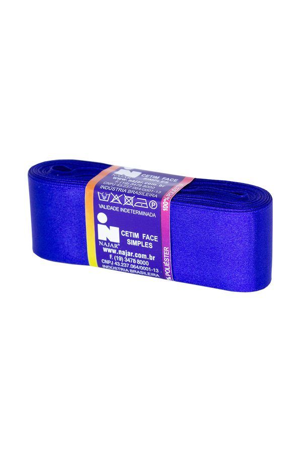Fita de Cetim Nº09 38mm Peça com 10m Azul Royal