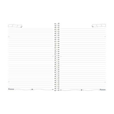 Caderno Universitário Foroni Amigas para Sempre 1 Matéria 80 Folhas Capas Diversas - Item Sortido