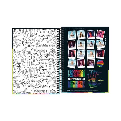Caderno Espiral Tilibra Capa Dura 1/4 Now United Capas Diversas - Item Sortido