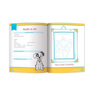 Livro Culturama Diário do Meu Pet Disney