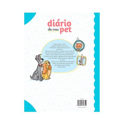 Livro Culturama Diário do Meu Pet Disney