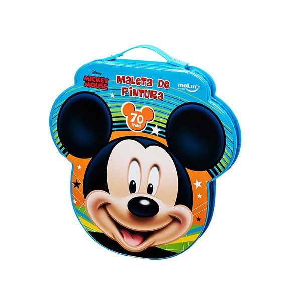 Maleta Pintura Molin Mickey com 70 Peças - Item Sortido