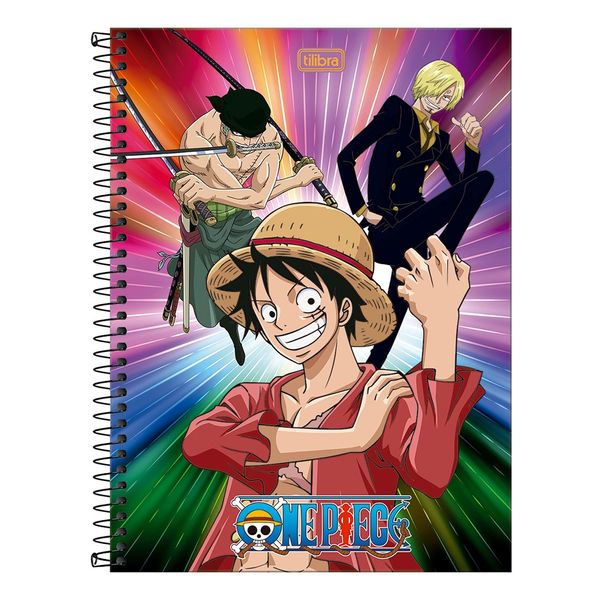 Caderno Universitário Tilibra Capa Dura One Piece 10 Matérias 160 Folhas - Item Sortido Caderno Universitário Tilibra Capa Dura One Piece 10 Matérias 160 Folhas - Item Sortido