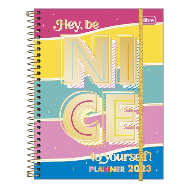 Agenda Planner Tilibra Espiral Capa Dura Be Nice 80 Folhas Capas Diversas - Item Sortido