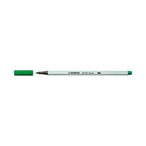 Caneta Hidrográfica Stabilo Pen 68 Brush Aquarelável Verde Oliva