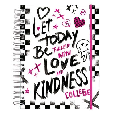 Caderno College Smart Dac Capa Dura Be Love 10 Matérias 80 Folhas