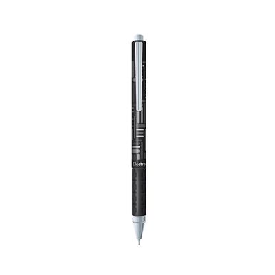 Caneta Esferográfica Cis Electra Retrátil Grip Emborrachado Preta 0.7mm