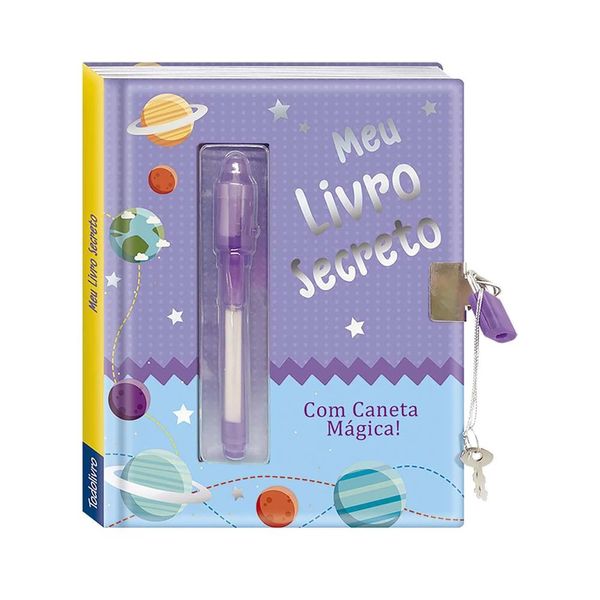 Livro Infantil Todo Livro Meus Segredos Livro Secreto com Caneta Mágica
