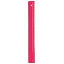 Régua Escolar Dello Full Collor Pink 30cm